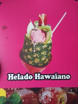 Helado Hawaiano