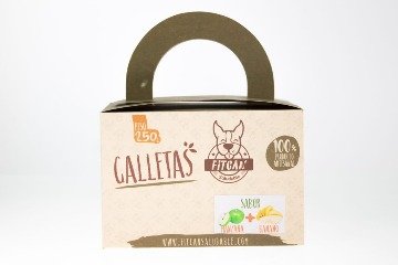 Caja de galletas organicas para perro de 250 gramos